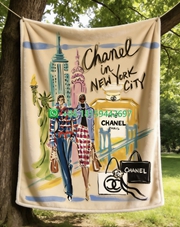 Chanel Throw Blankets